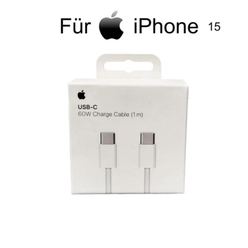 Apple iPhone 15 60W USB‑C auf USB-C Ladekabel (1 m)